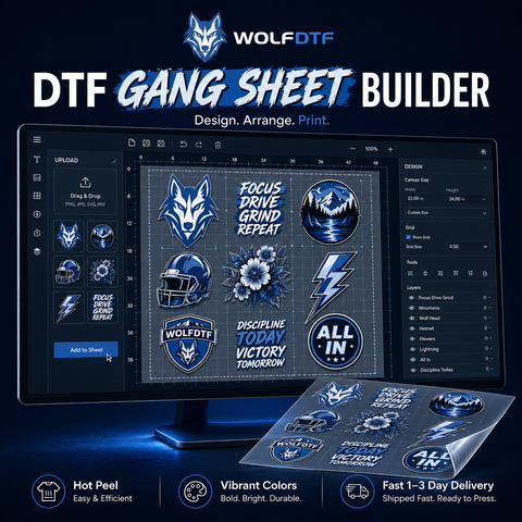 DTF Transfers Gang Sheet Builder
