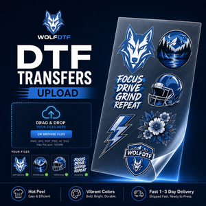DTF Transfers Upload Gang Sheets