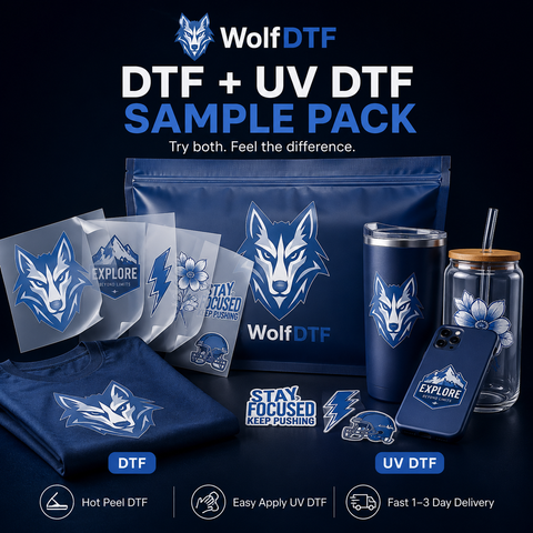 DTF Transfers & UV DTF 3D Stickers Pack
