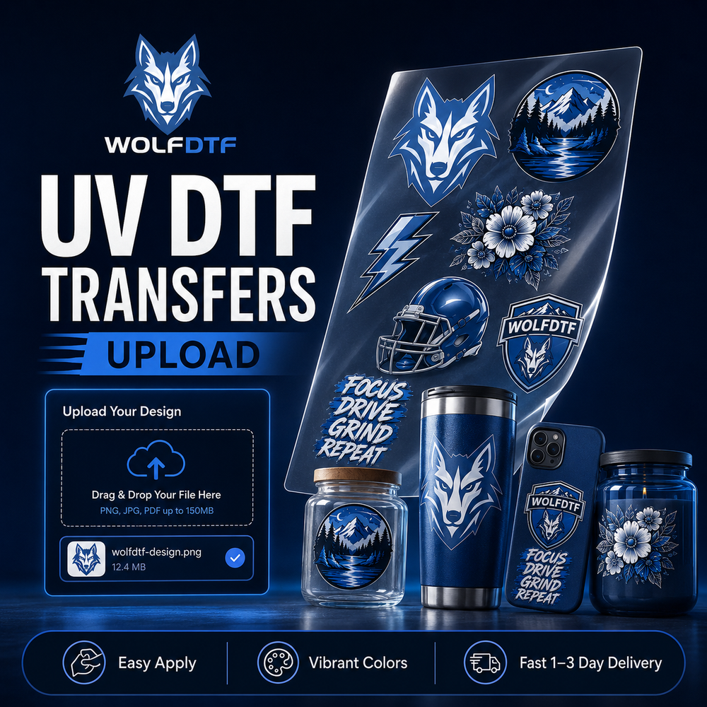 UV DTF 3D Stickers Gang Sheets (UPLOAD)
